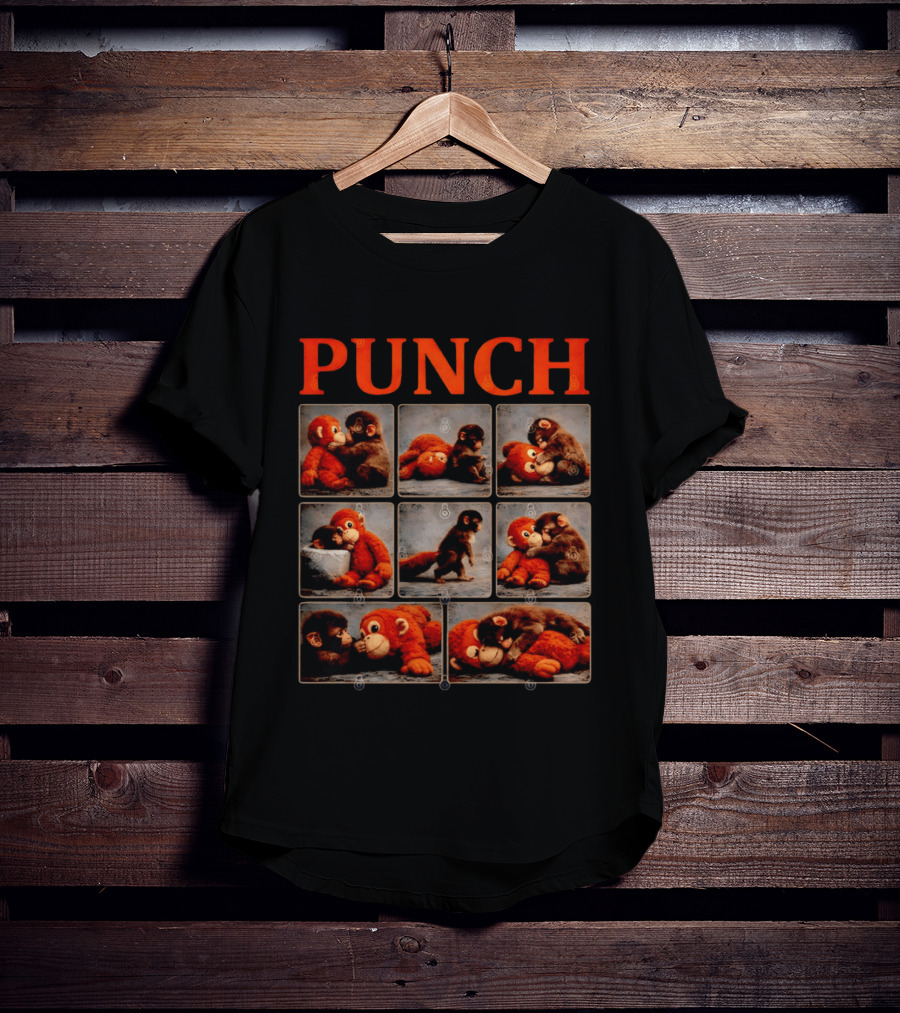 Punch Monkey Plush Compilation T-Shirt