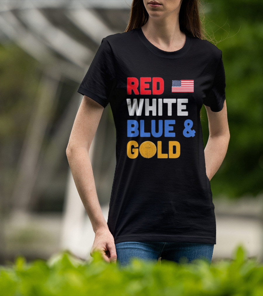 Red White Blue Gold Team USA Win Olympics Forever T-Shirt