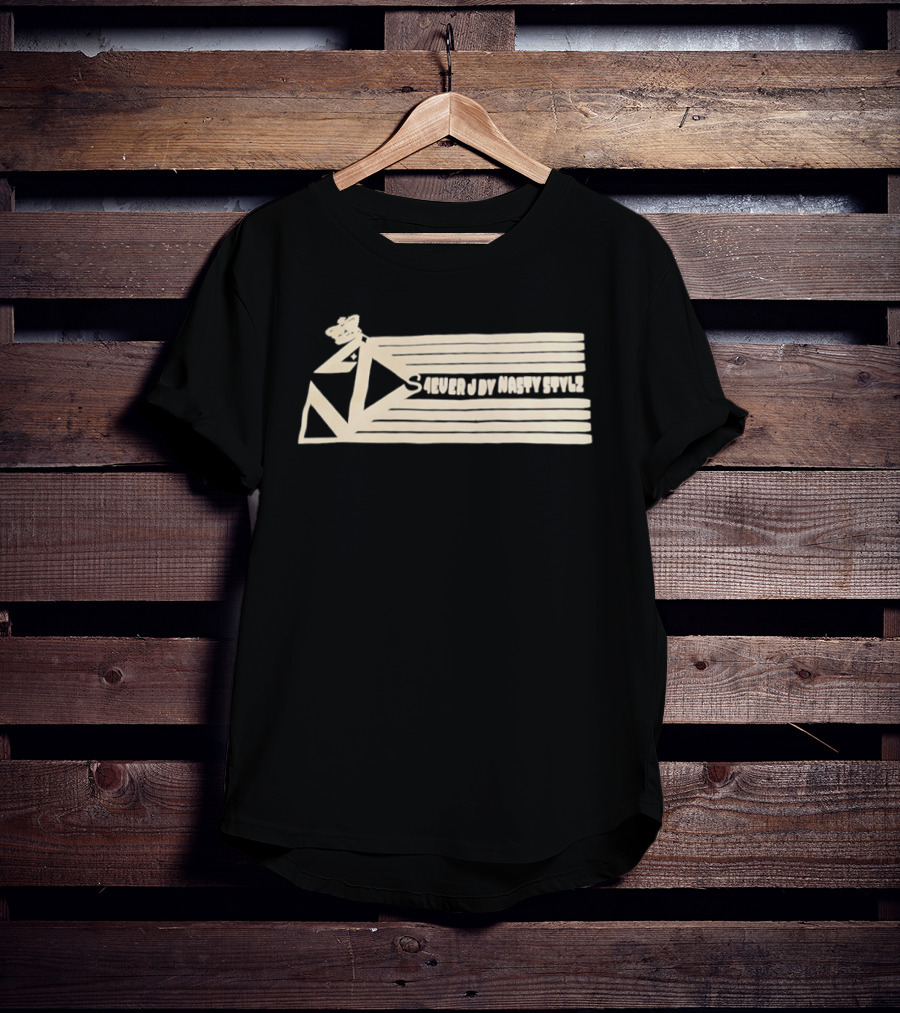S4ever J Dy Nasty Stvl2 Triangle Zigzag Stripes T-Shirt