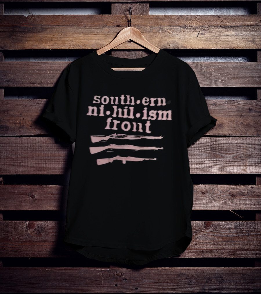 Southern Nihilism Front Guns Ruger AK 47 M16 Beretta T-Shirt