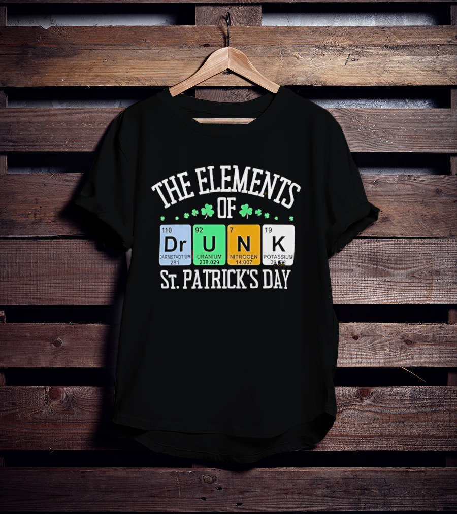 The Elements Of Drunk St. Patrick's Day T-Shirt