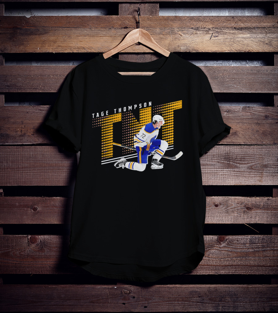 Tage Thompson TNT Buffalo Sabres Hockey Player Action T-Shirt