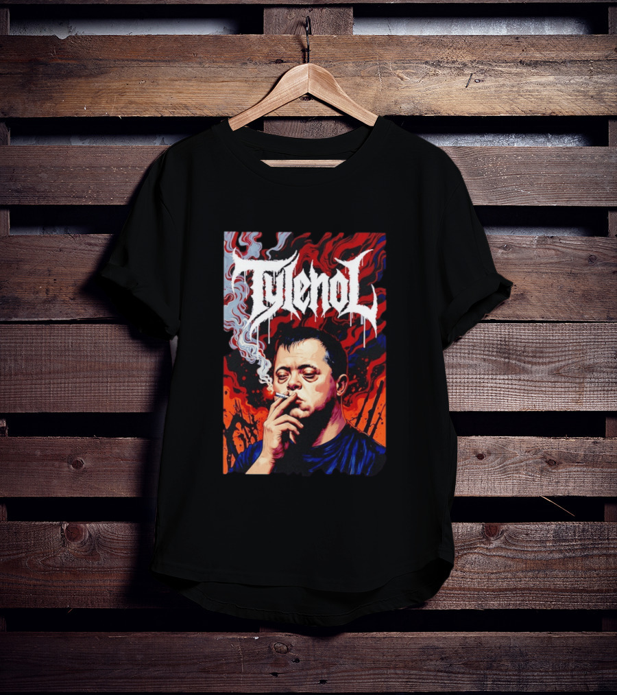 Tylenol Smoking Red And Black T-Shirt