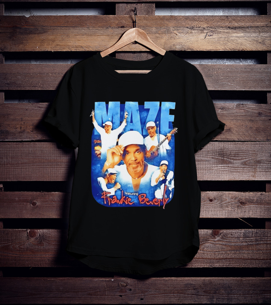 Maze Featuring Frankie Beverly Collage With Performances T-Shirt