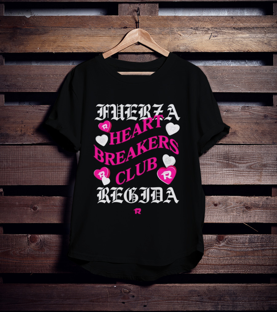 Fuerza Regida Heart Breakers Club Hearts T-Shirt