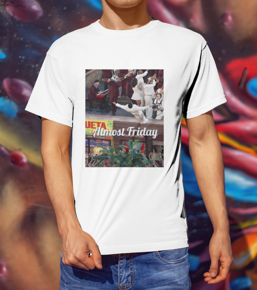 Almost Friday Bad Bunny Un Verano Sin Ti Party Scene T-Shirt