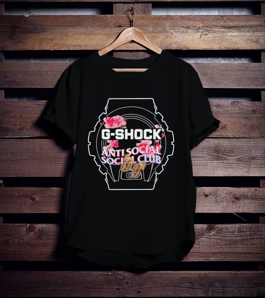 ASSC Anti Social Social Club G Shock Floral Collaboration T-Shirt