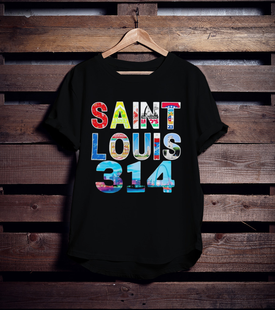 Saint Louis 314 Budweiser Gateway Arch Imo's Frozen Custard Roots T-Shirt
