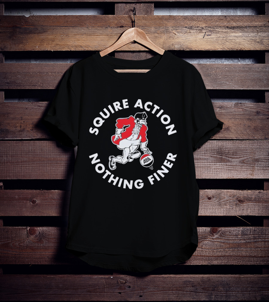 Squire Action ABA Nothing Finer Retro Basketball T-Shirt