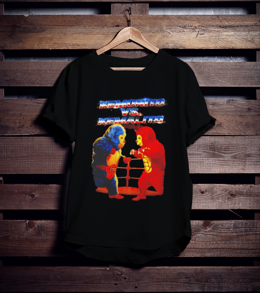 Kemonito Vs Kemalito Colorful Wrestling Showdown T-Shirt
