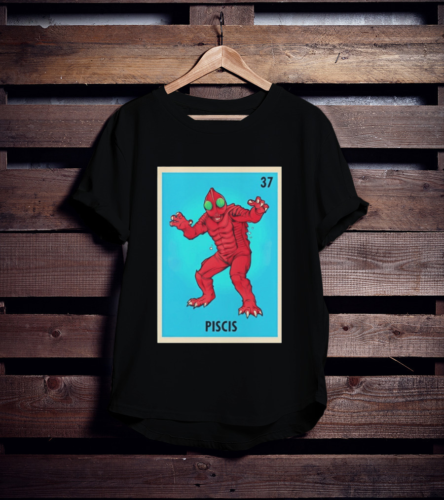 Piscis Card 37 Loteria Monster T-Shirt