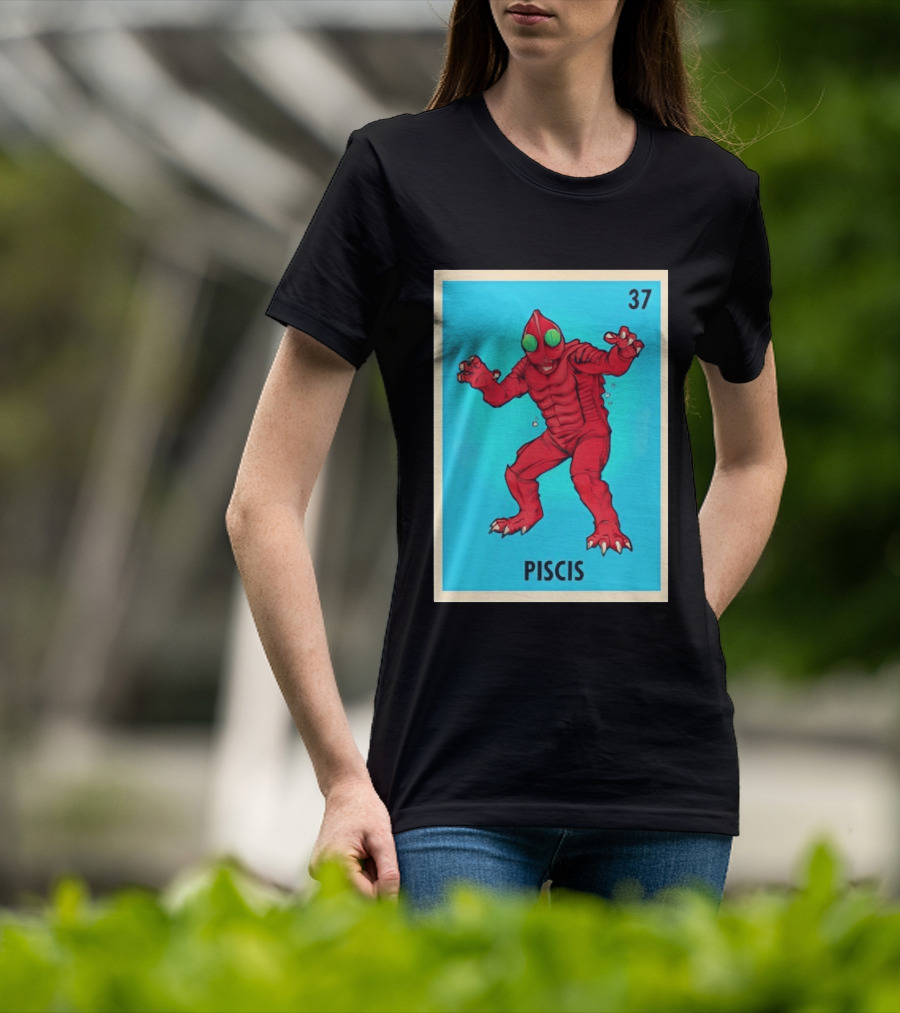 Piscis Card 37 Loteria Monster T-Shirt