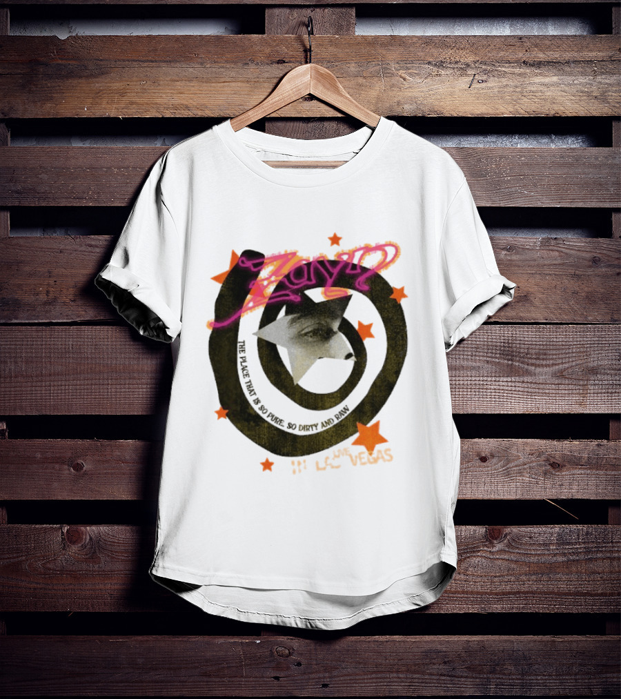 Zayn Live In Vegas The Place That Is So Pure So Dirty And Raw Star Eye T-Shirt