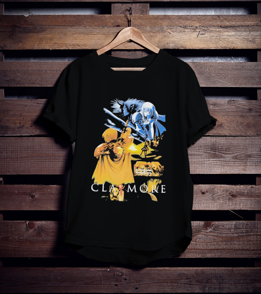 Claymore Clare Unforgiven Vengeance Sword Battle Scene T-Shirt