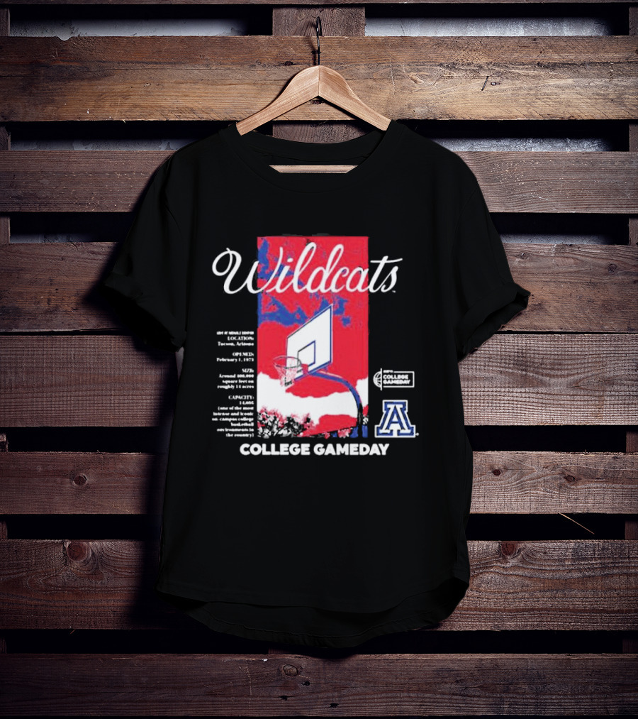 Arizona Wildcats Basketball College Gameday T-Shirt