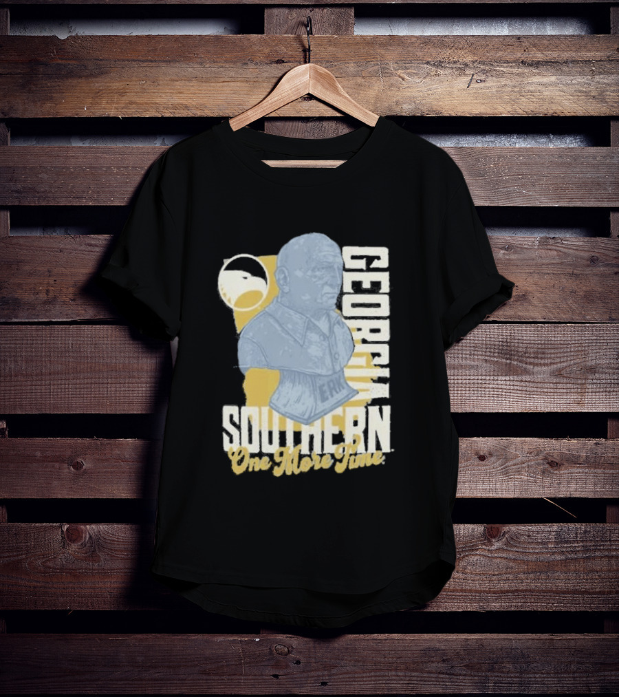 Georgia Southern Erk Russell Eagles One More Time Coach T-Shirt