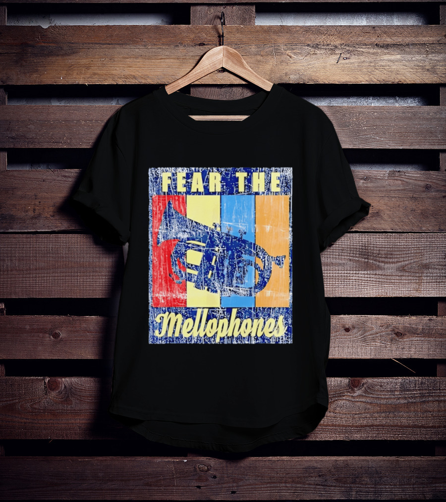 Fear The Mellophones Retro Trumpet Pop T-Shirt