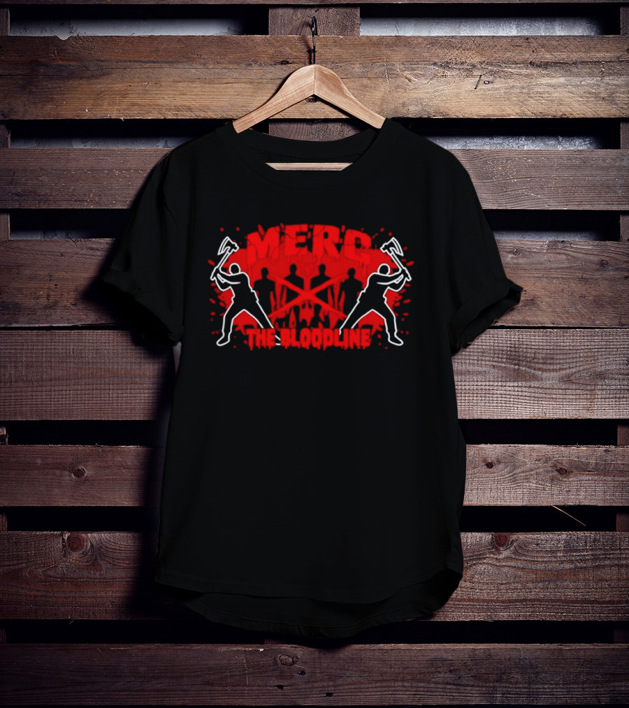 Merc The Bloodlines Axe Fighters Red T-Shirt