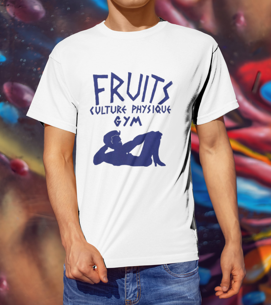 FRUITS Culture Physique Gym Silhouette Fitness T-Shirt
