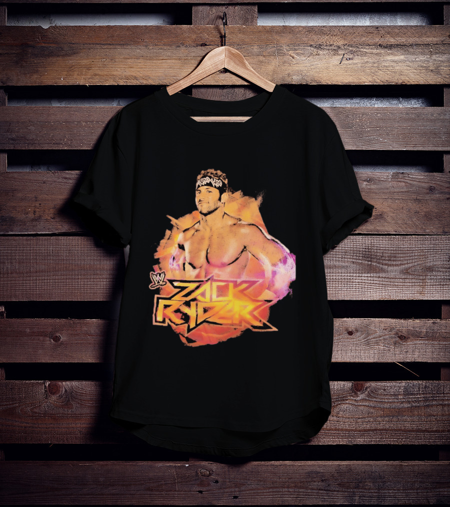 Zack Ryder WWE Woo Woo Woo Headband Wrestler T-Shirt