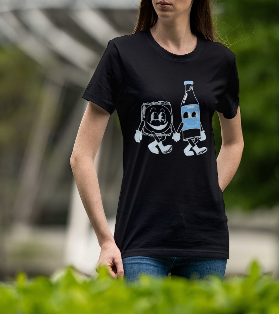 Matt Mitchell RC And MP Smiling Soda Bottle And Cartoon T-Shirt