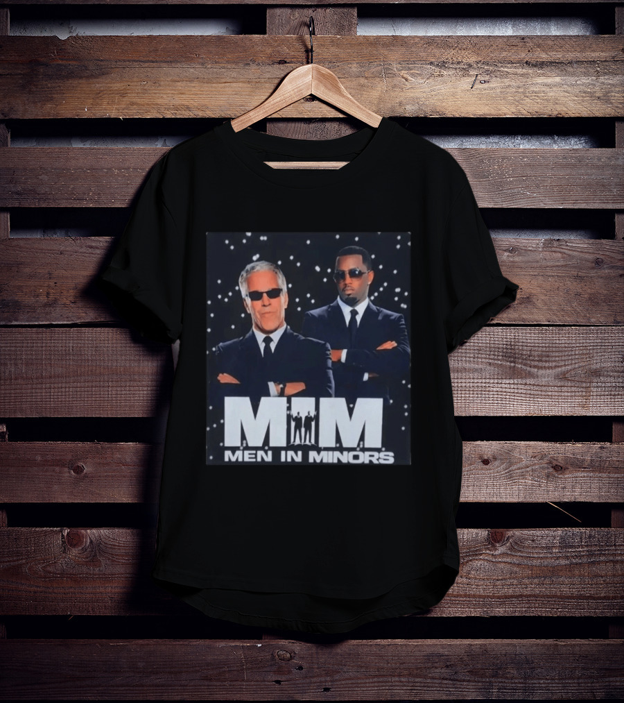 MiM Men In Minors Suit Sunglasses Stars T-Shirt