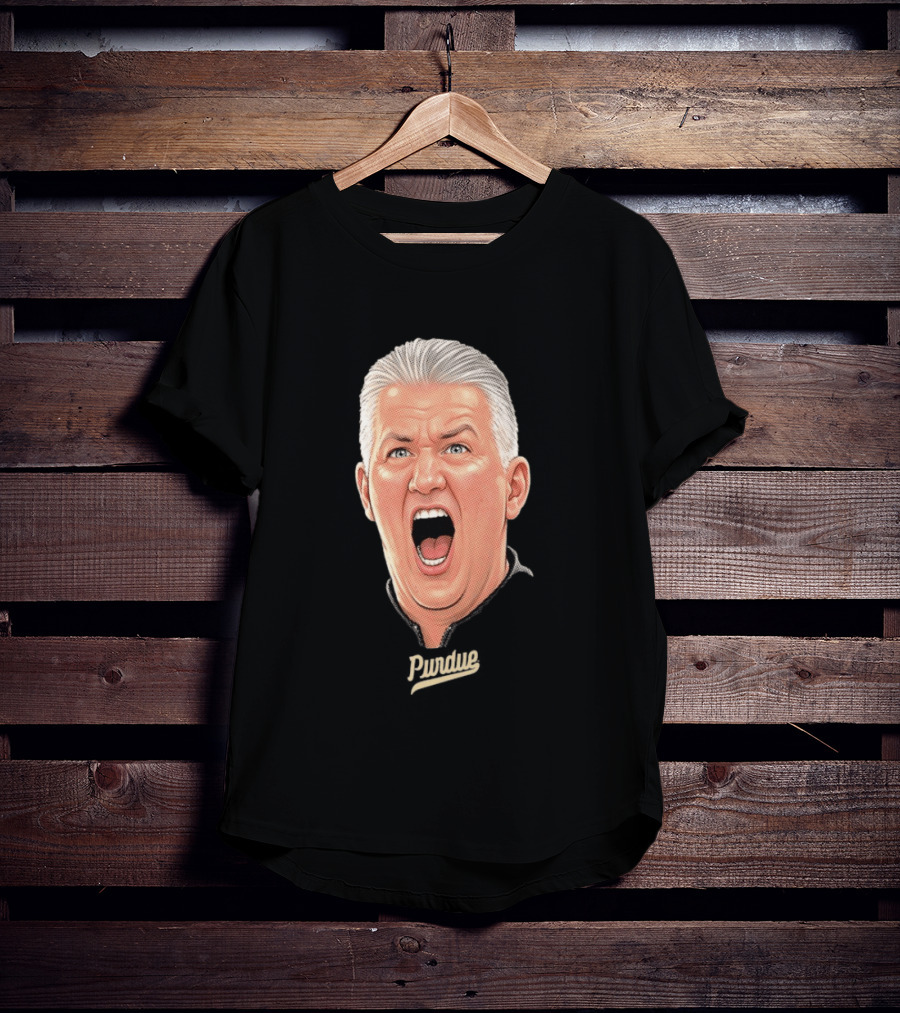 Purdue Boilermakers Coach Painter Bighead T-Shirt