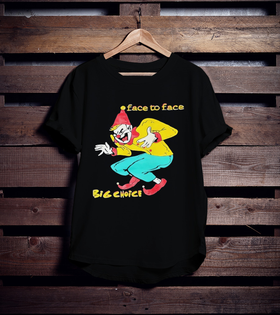 Face To Face Big Choice Punk Band Clown T-Shirt