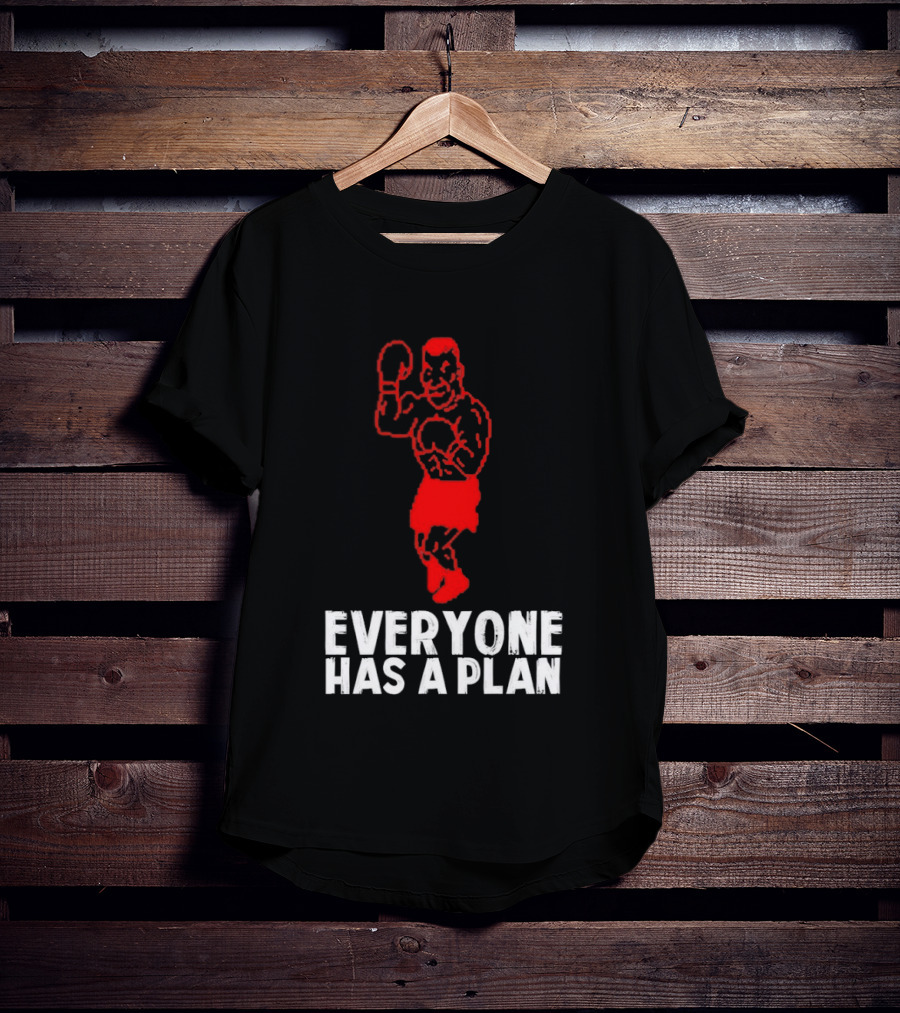 Everyone Has A Plan Punchout Video Game Boxing T-Shirt