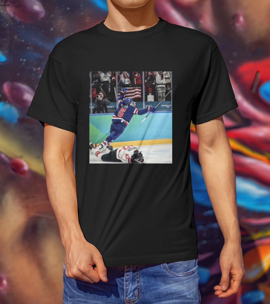 Team USA Women's Hockey Gold Win Milan 2026 Celebration T-Shirt