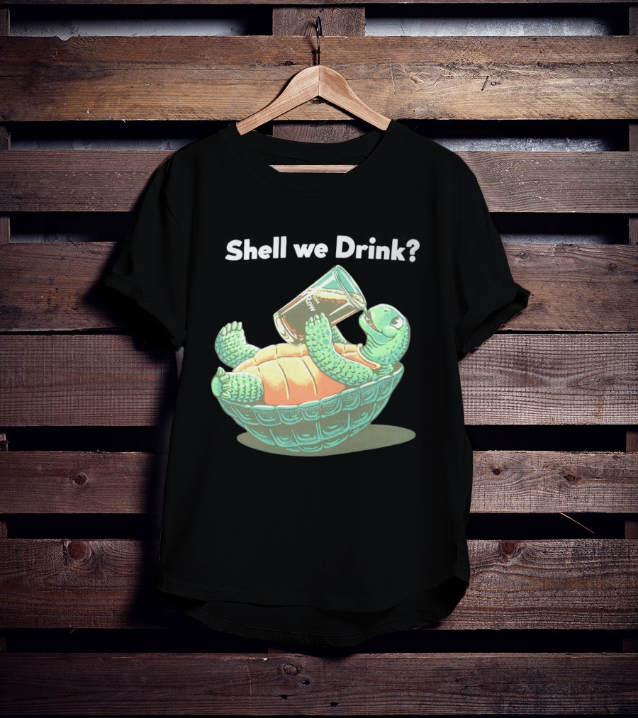 Shell We Drink Irish Party Turtle T-Shirt