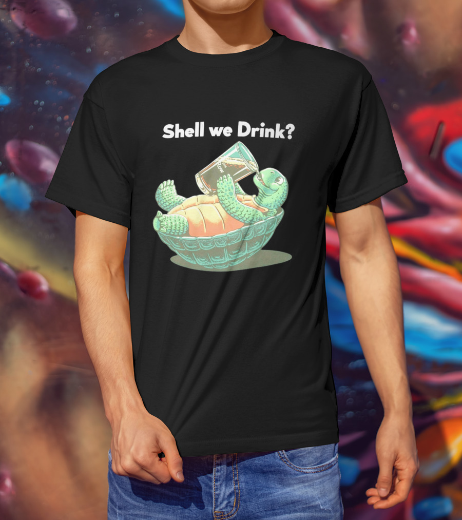Shell We Drink Irish Party Turtle T-Shirt