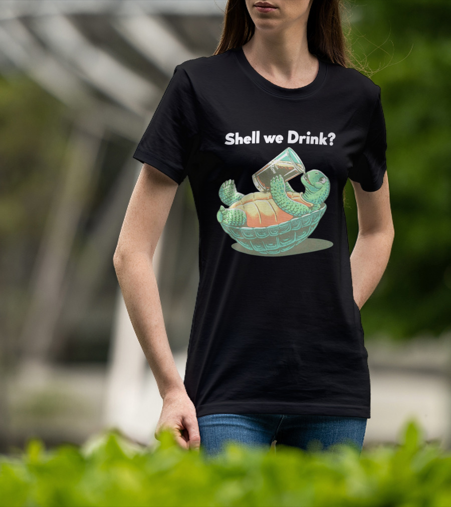 Shell We Drink Irish Party Turtle T-Shirt