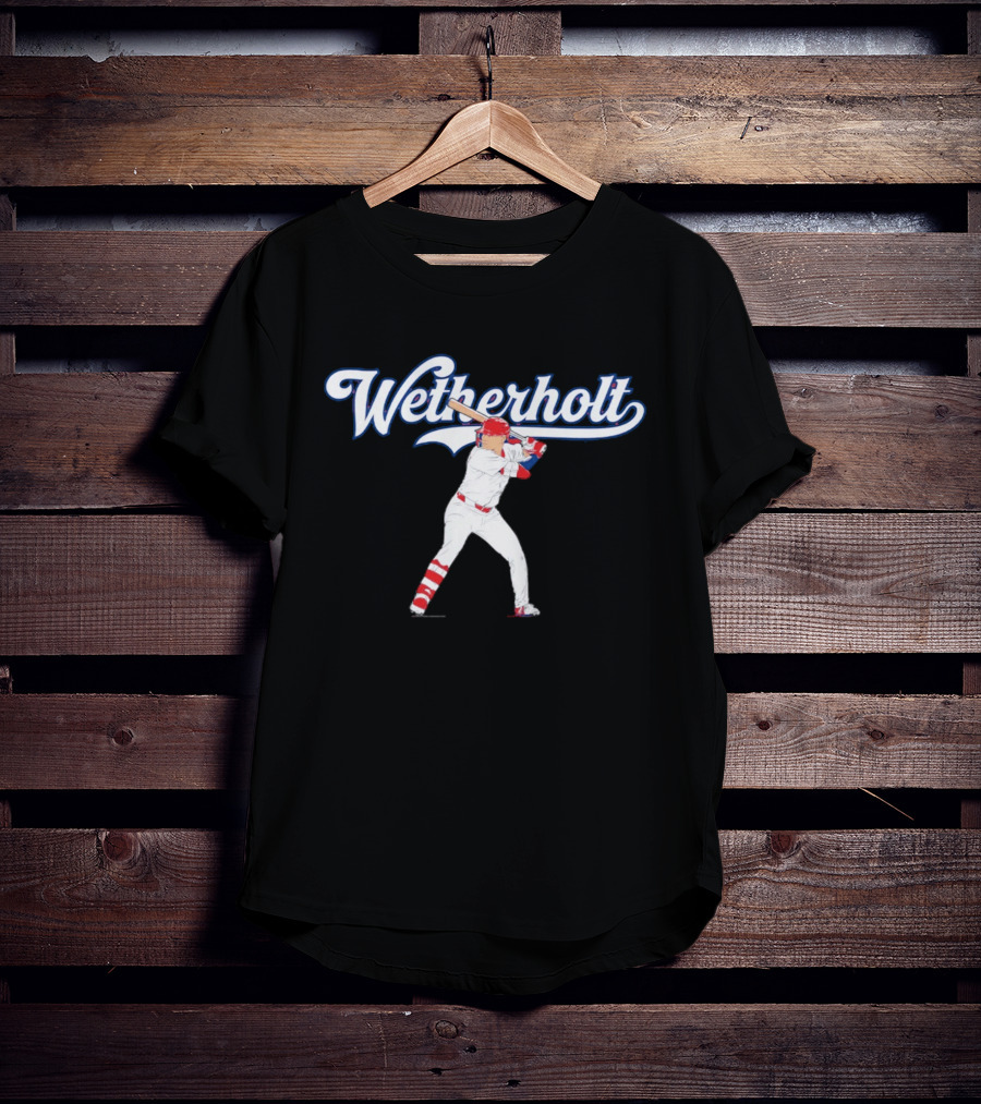 Wetherholt St. Louis Cardinals Baseball Swing Athletic T-Shirt