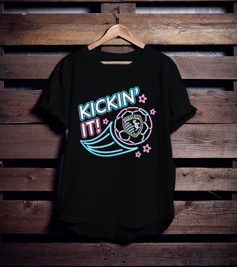 Kickin' It Sporting KC Soccer Stars And Shield T-Shirt