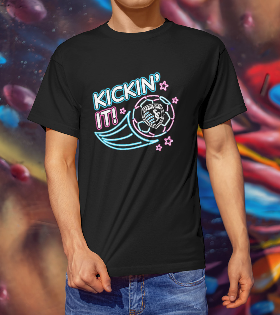 Kickin' It Sporting KC Soccer Stars And Shield T-Shirt