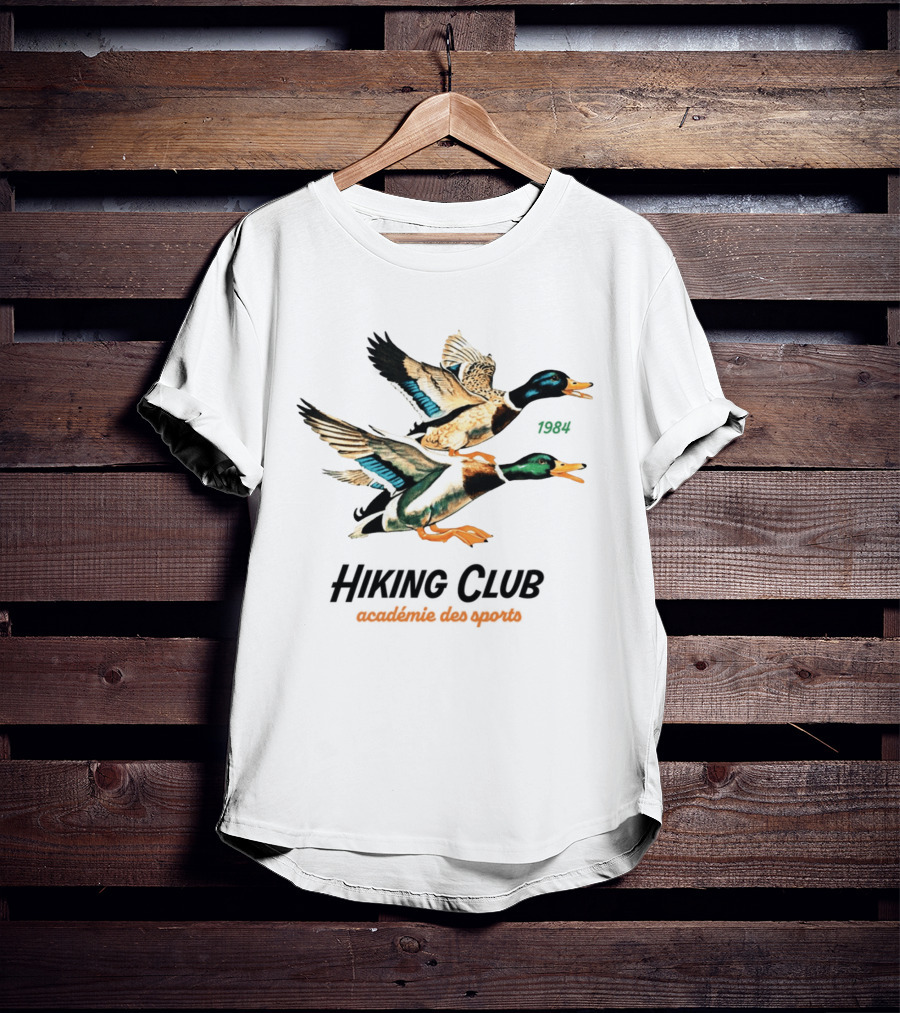 Hiking Club 1984 Academie Def Sports Ducks T-Shirt