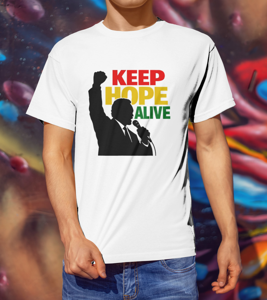 Keep Hope Alive Raised Fist T-Shirt