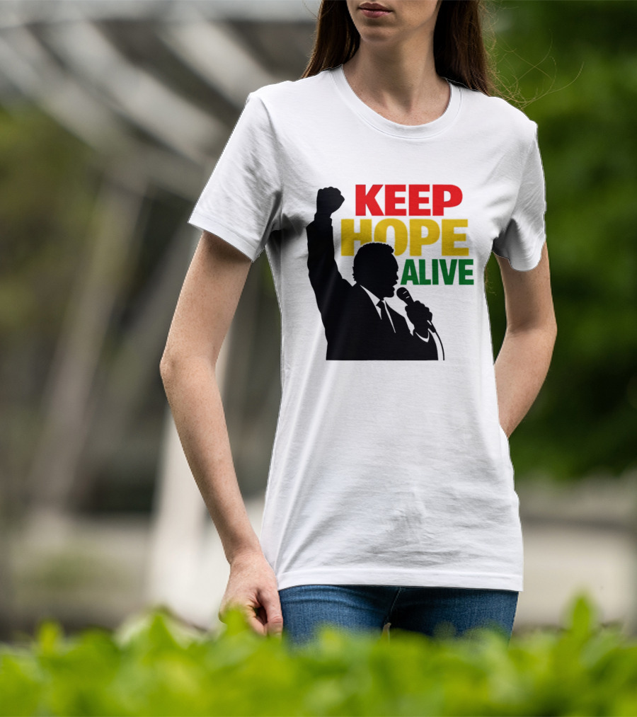 Keep Hope Alive Raised Fist T-Shirt