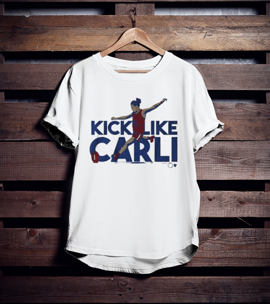 Kick Like Carli USWNT Player Soccer T-Shirt