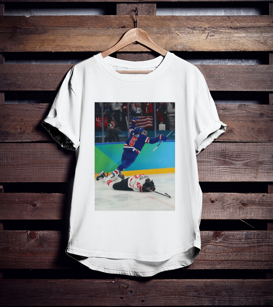 Megan Keller USA Olympic Hockey OT Goal Celebration T-Shirt