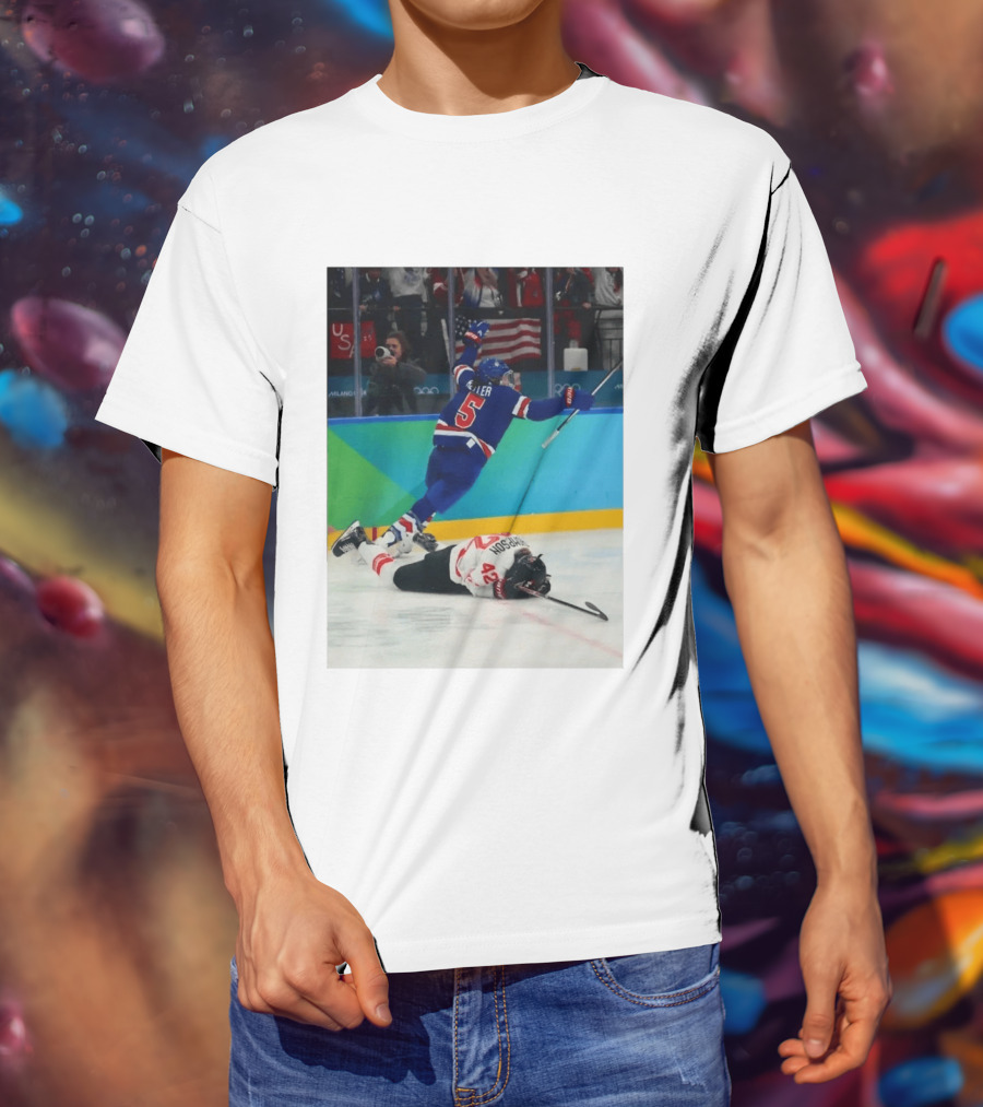 Megan Keller USA Olympic Hockey OT Goal Celebration T-Shirt