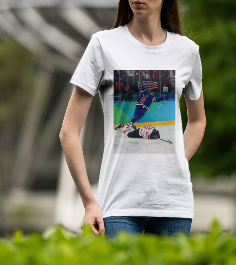 Megan Keller USA Olympic Hockey OT Goal Celebration T-Shirt