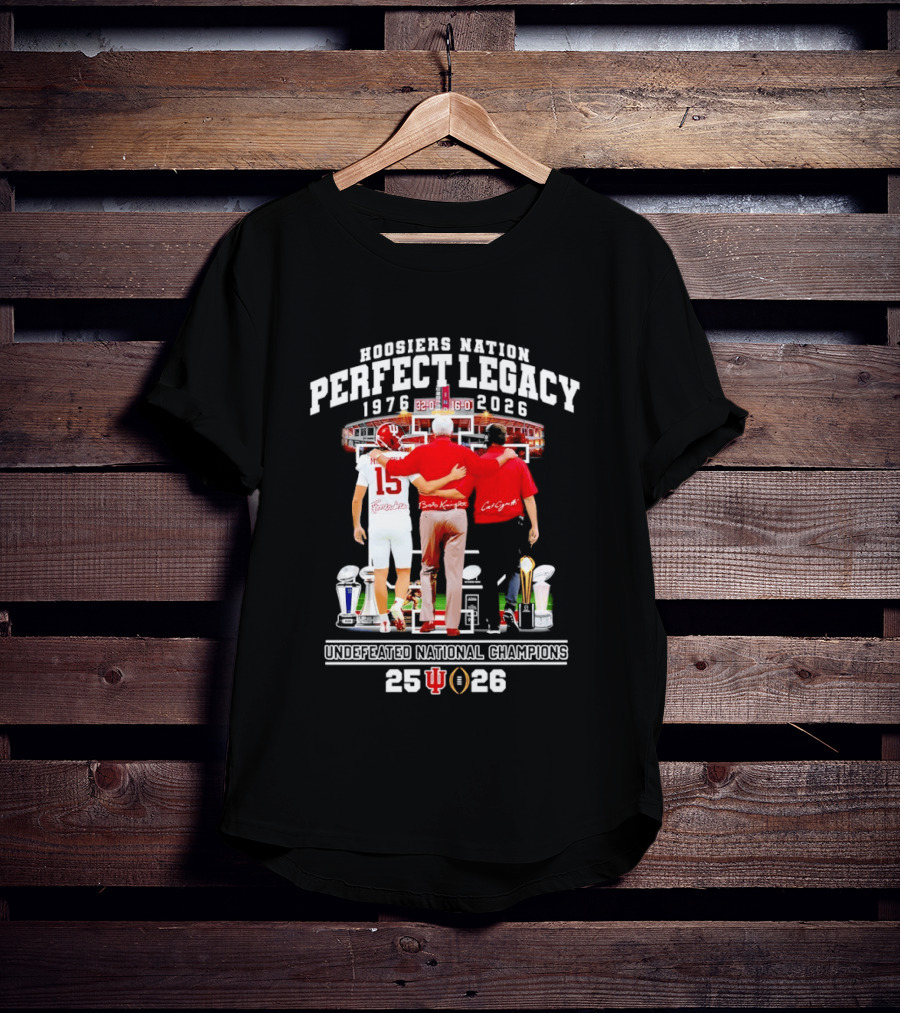 Indiana Hoosiers Coach And Player Nation Perfect Legacy T-Shirt