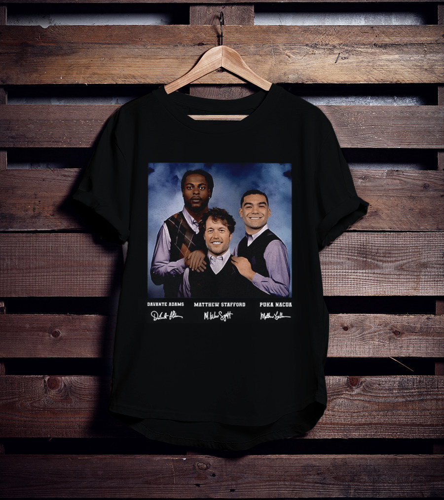 Davante Adams Puka Nacua Matthew Stafford Rams Football Step Brothers T-Shirt