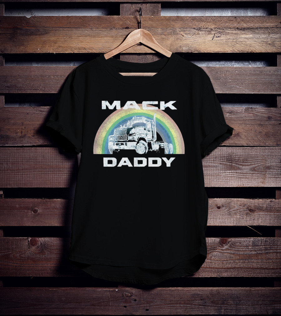 Mack Daddy Vintage Truck Rainbow T-Shirt