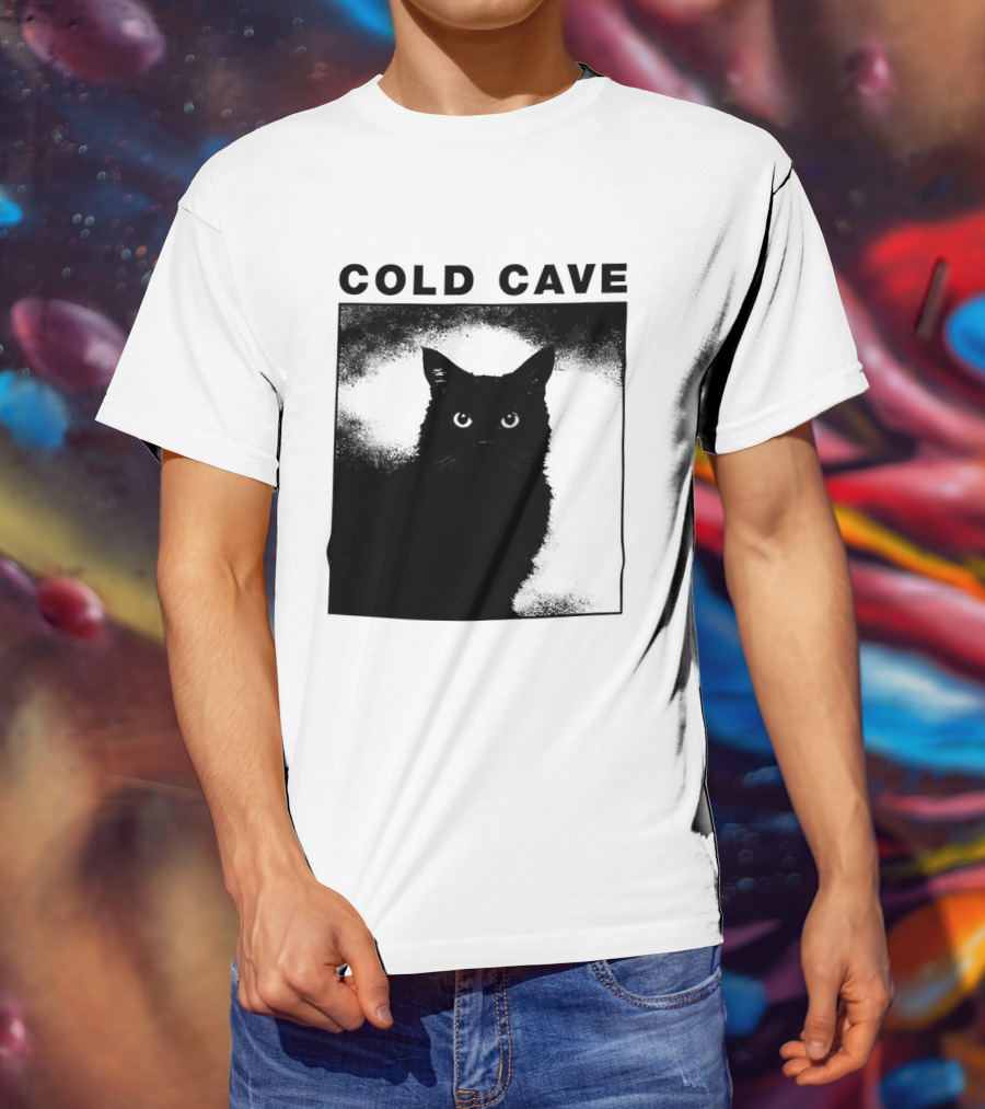 COLD CAVE Cat In Shadow T-Shirt