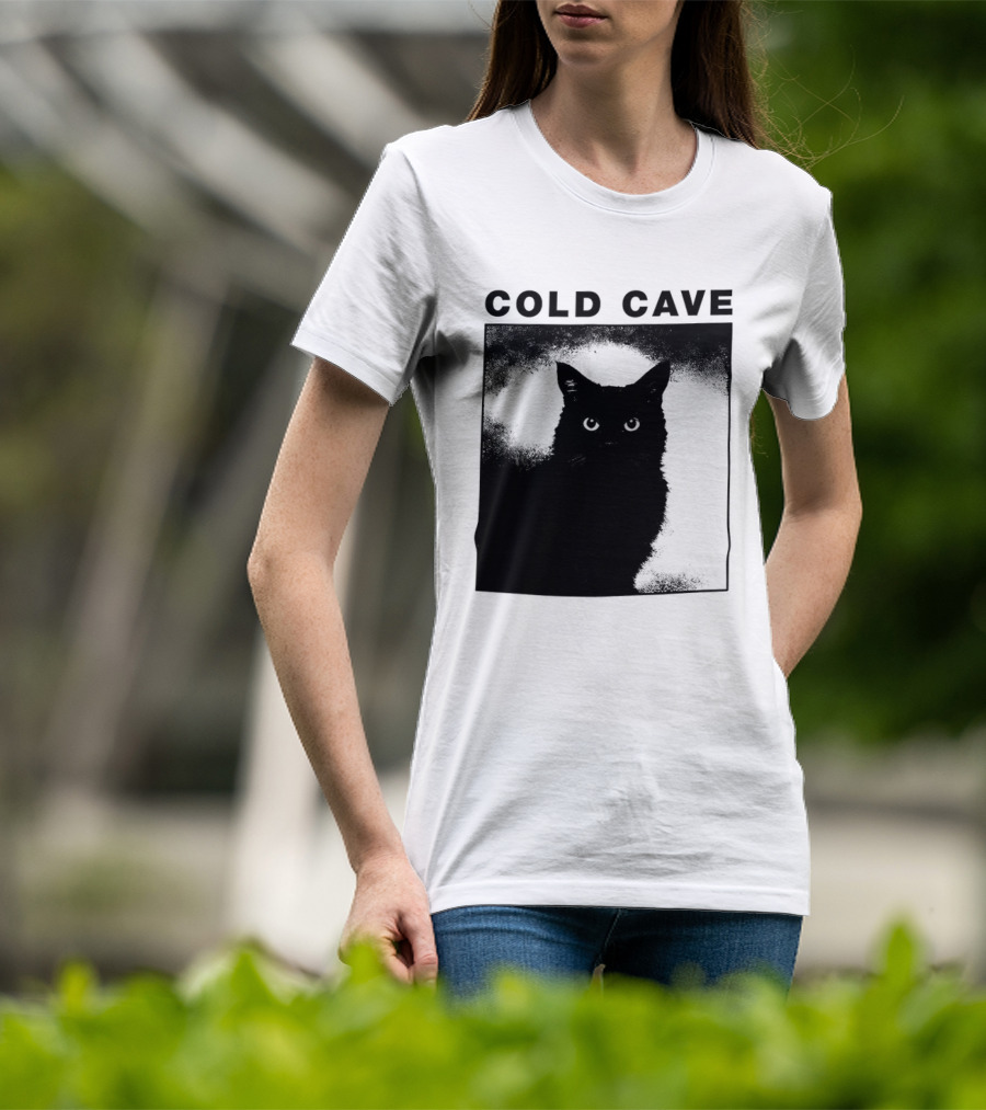 COLD CAVE Cat In Shadow T-Shirt