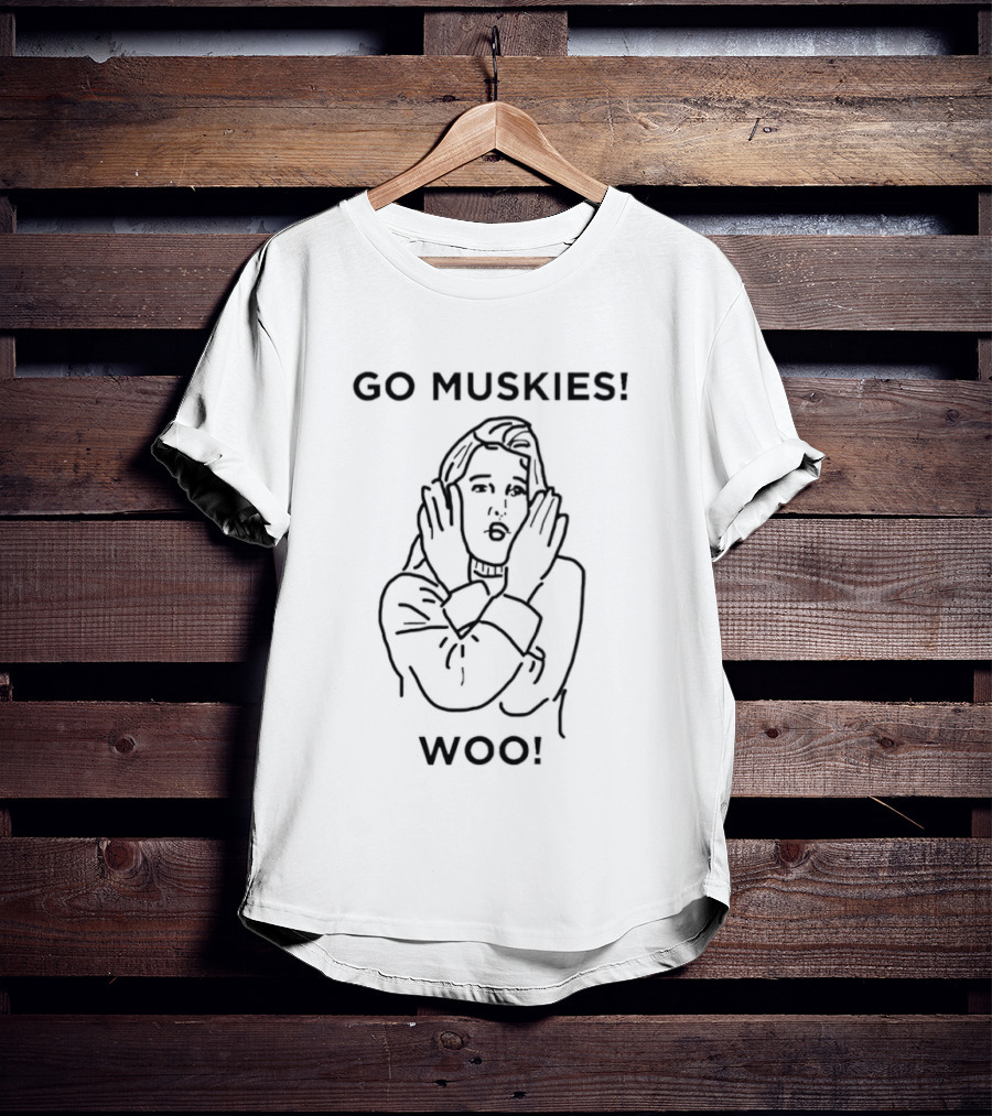 Go Muskies Woo Enthusiastic Cheer T-Shirt