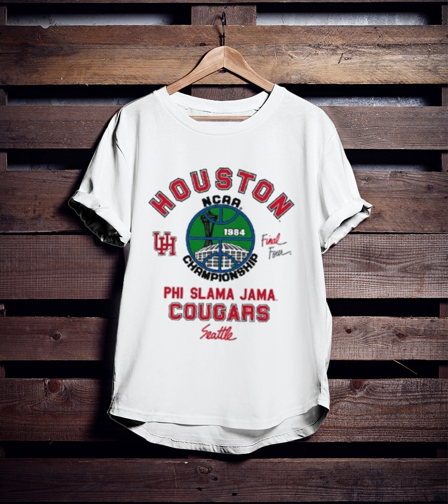 Houston Cougars NCAA Final Four Seattle Phi Slama Jama T-Shirt